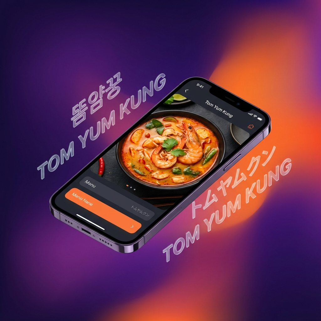 AI Translation App Mockup